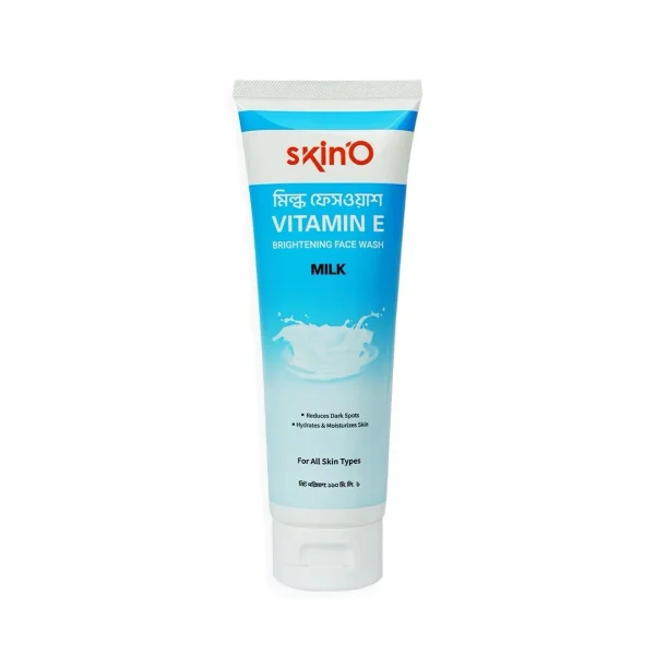 Skin'O Vitamin E Brigthening Facewash (Milk) -110ml