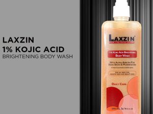 Laxzin 1% Kojic Acid Brightening Body Wash – 280ml